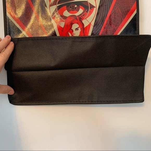 Marvel Black Widow Large Red Reusable Tote Bag NWT - Picture 7 of 7